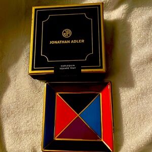 Jonathan Adler Harlequin Square Tray NIB